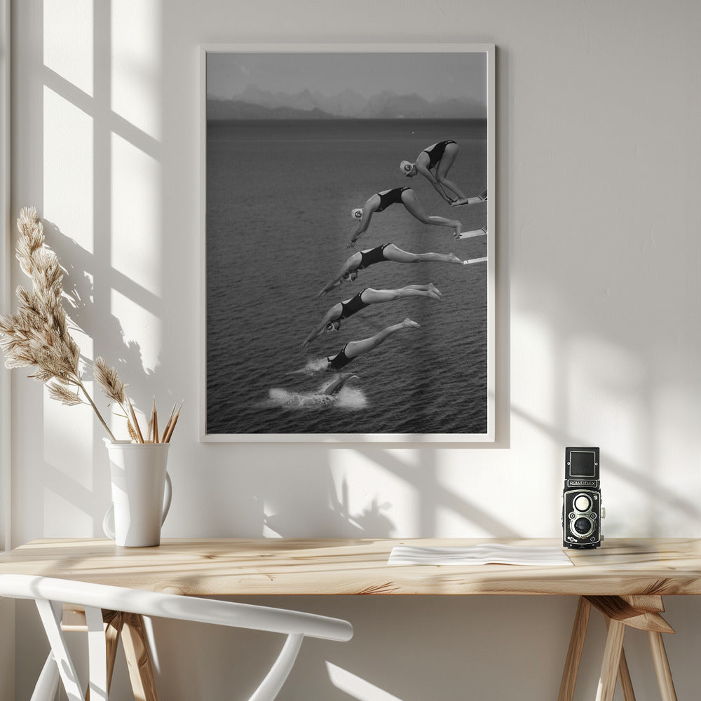 Wall art The beauty of diving