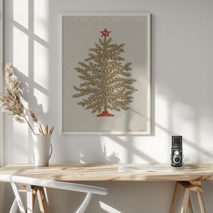 Wall art Christmas tree 02 Canvas Print