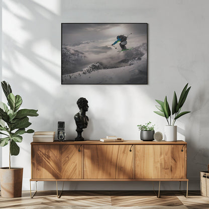 Wall art Backcountry skiing