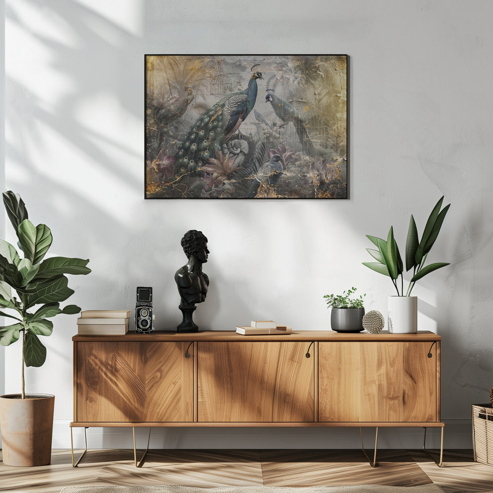 Wall art Bird Birds Animal Vintage Art Illustration Wallart 18