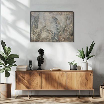 Wall art Jungle Leaves Art Illustration Wallart 09