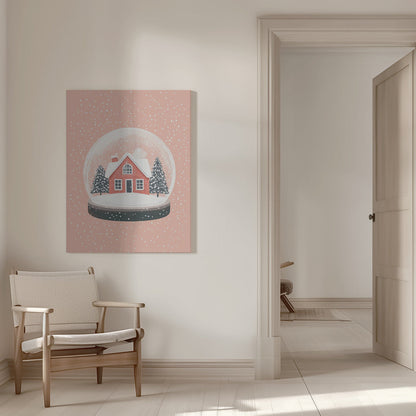 Wandbilder Weihnachtsbaumschmuck Glas Illustration Leinwanddruck
