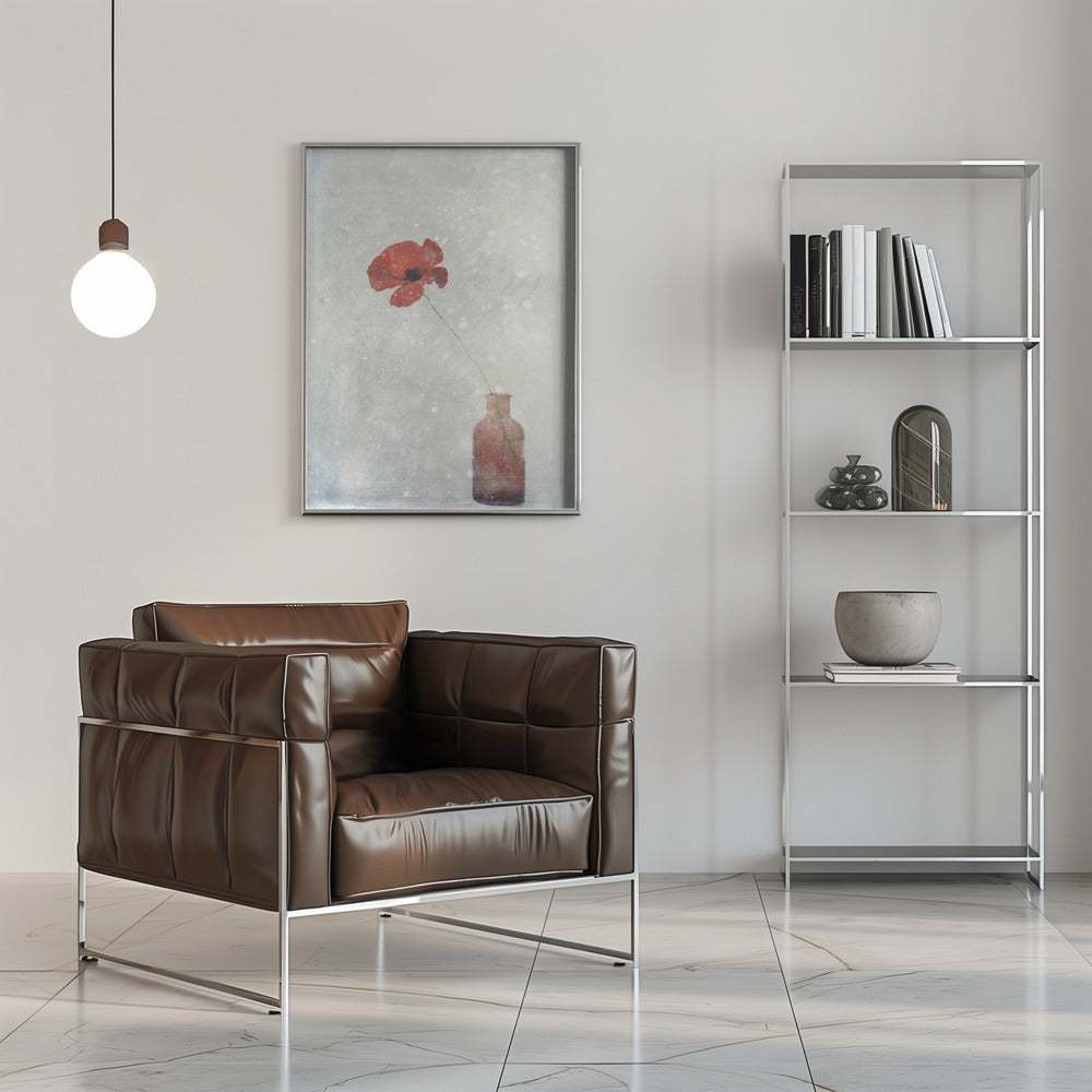 wall art Winter Poppy