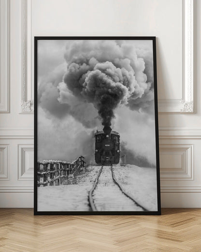 Wall art Old train