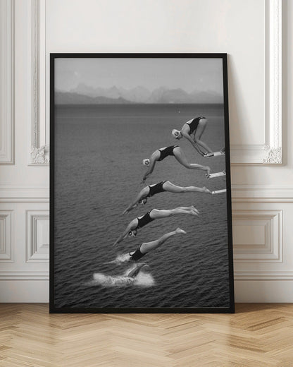Wall art The beauty of diving