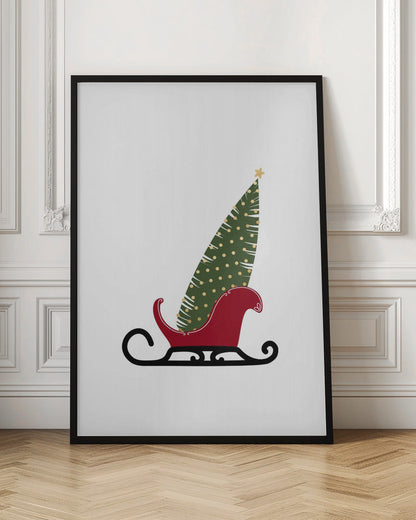 Wall art Let's go (gold)