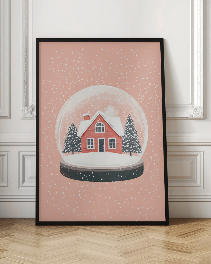 Wandbilder Weihnachtsbaumschmuck Glas Illustration Leinwanddruck