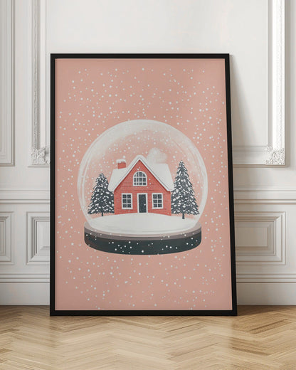 Wandbilder Weihnachtsbaumschmuck Glas Illustration Leinwanddruck