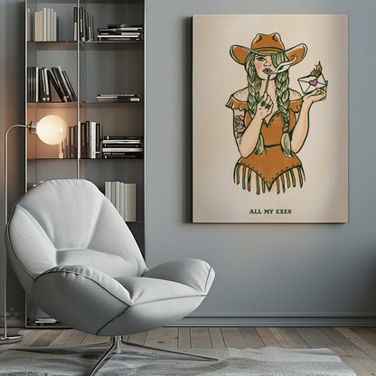 Wall Art All My Exes 2