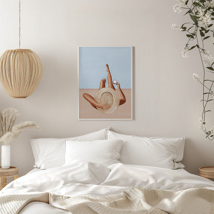 Wall art Poolside Girl