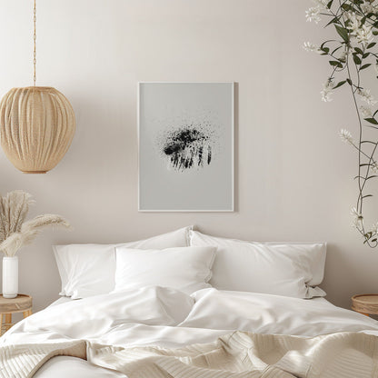 Wall art Brush splatters #3