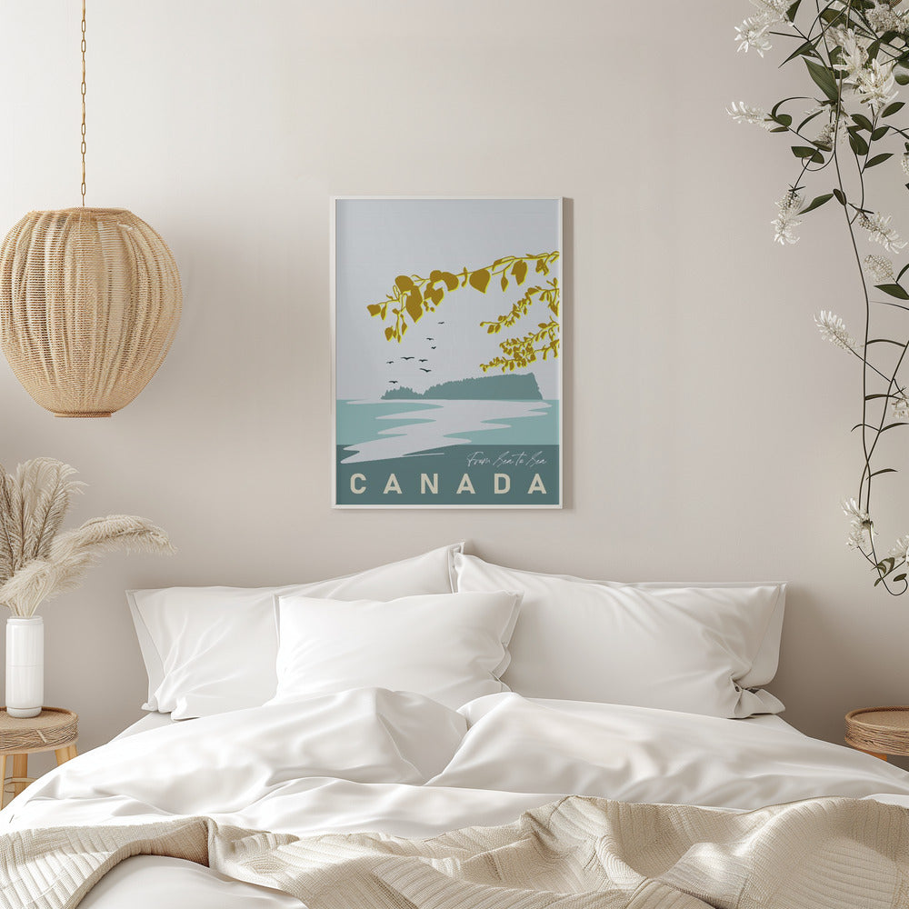 Wall art mellow anticipation Canadian Lakeland