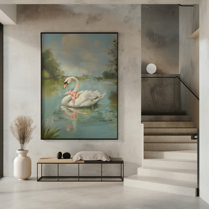 Vintage Swan Coquette