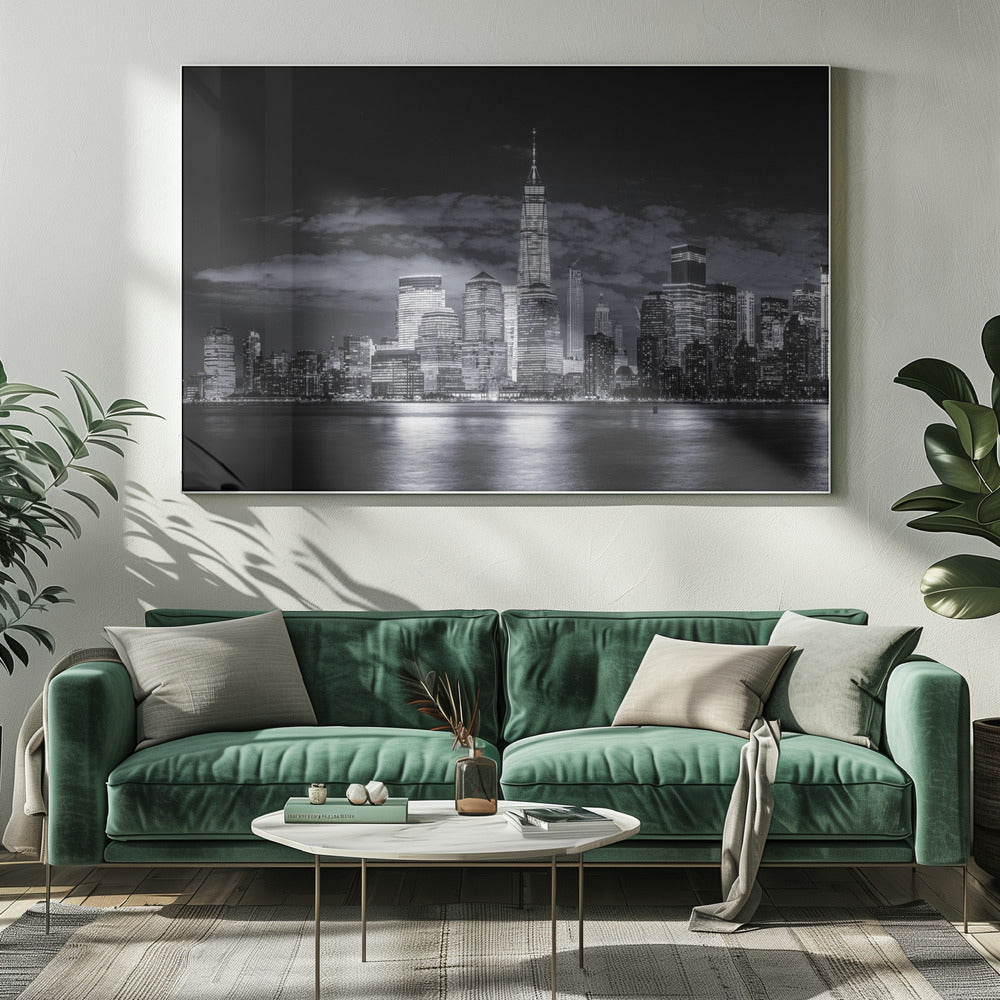 Wall art Gotham.  Manhattan skyline
