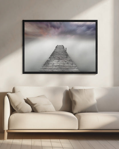 Quay Pier in Fog
