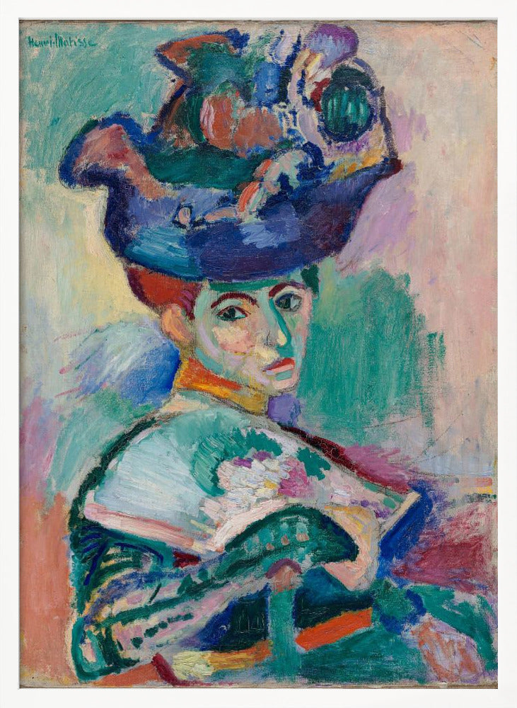 Wall art Woman With Hat