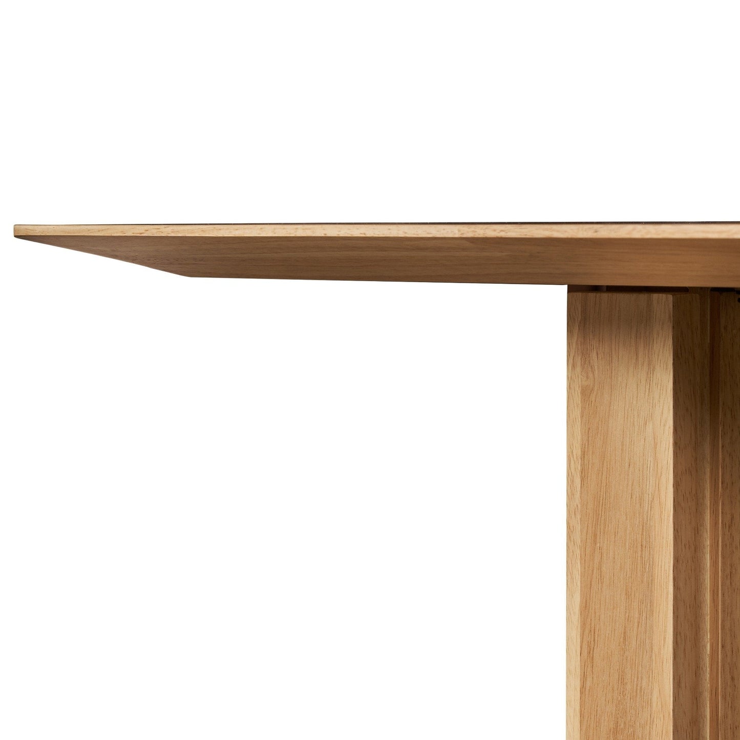 Plank 6-Seater Natural Oak Wood Dining Table