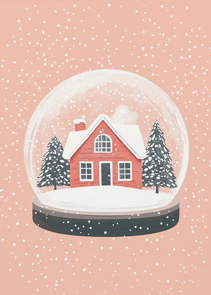 Wandbilder Weihnachtsbaumschmuck Glas Illustration Leinwanddruck
