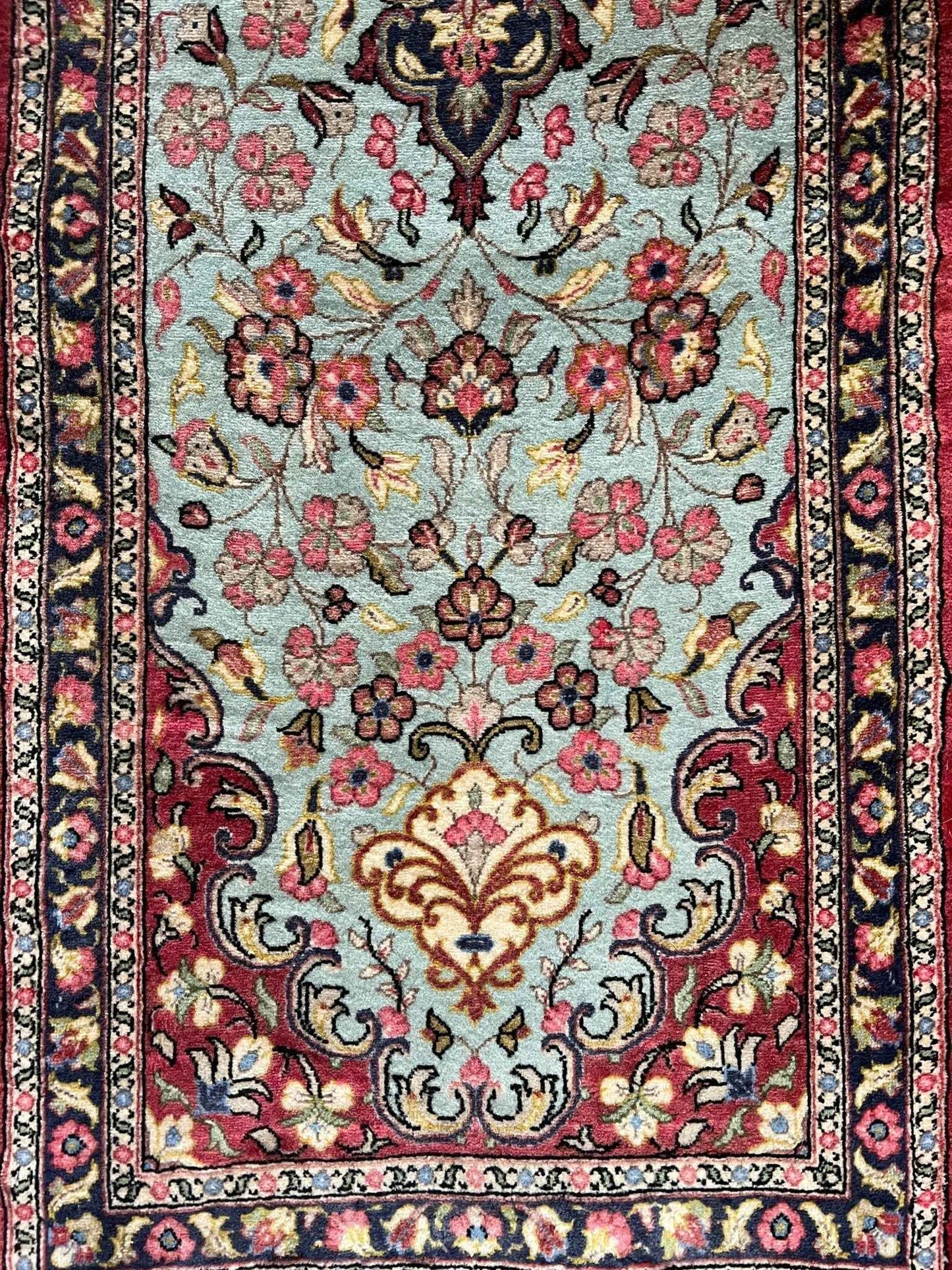 Persian Qom Runner | 6' 5" x 1' 8"
