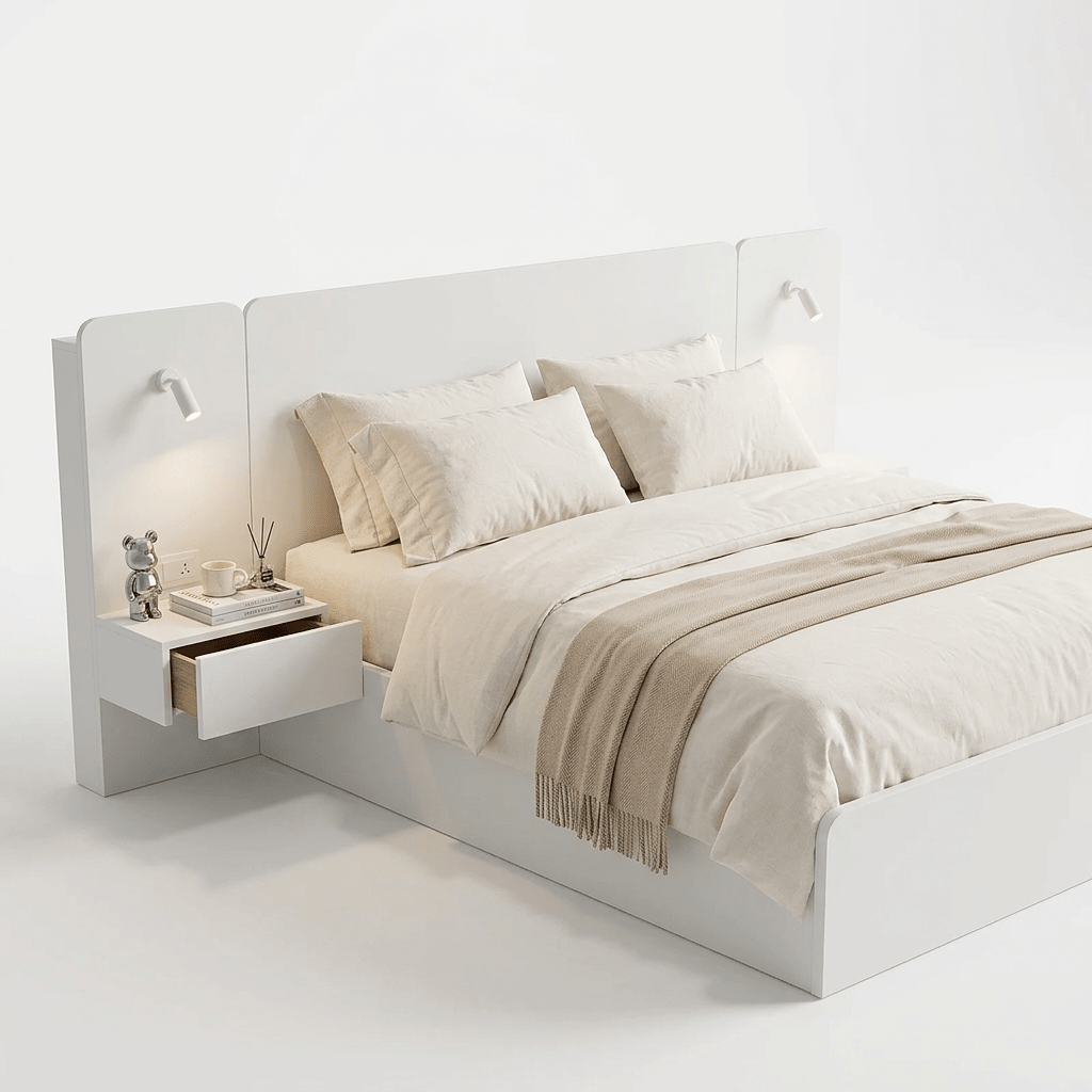 Rander 3-Piece Bedroom Set with Integrated Power & Reading Lamp