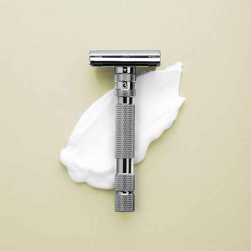 Rockwell T2 Adjustable Safety Razor - Gunmetal (Twist-to-Open)