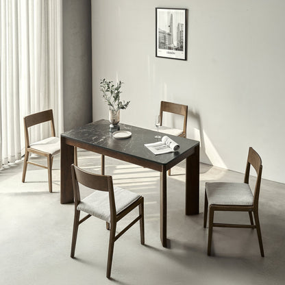 Scania Stone Dining Table Set