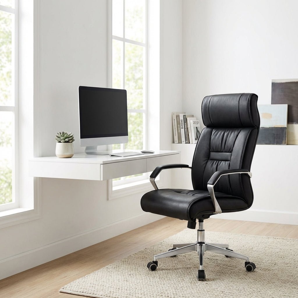 Sintra Full-Grain Leather Office Chair