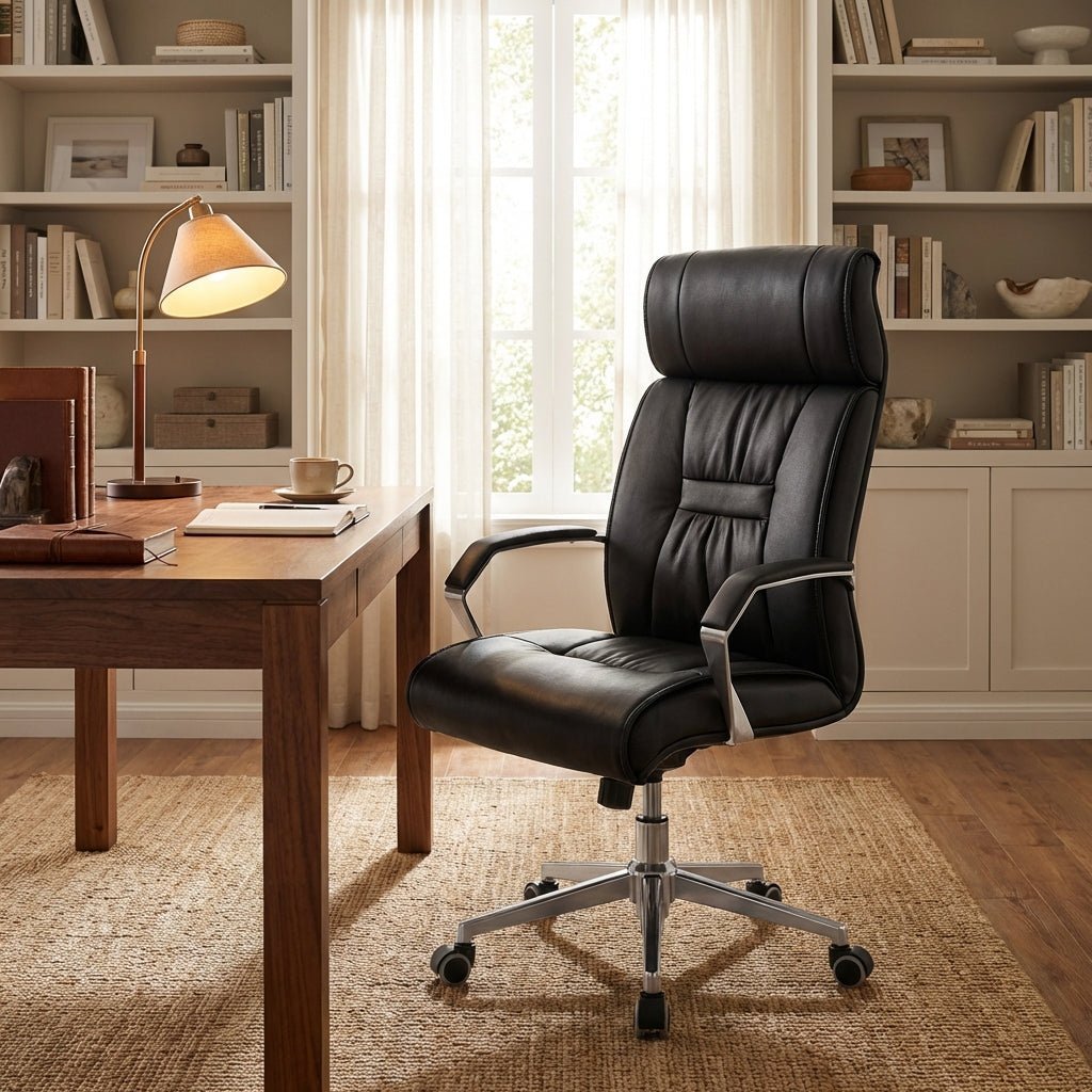 Sintra Full-Grain Leather Office Chair