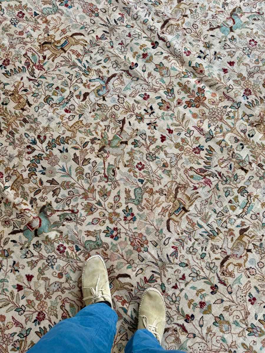 Tabriz Tabatabai Rug | 7' 4" x 13' 1"