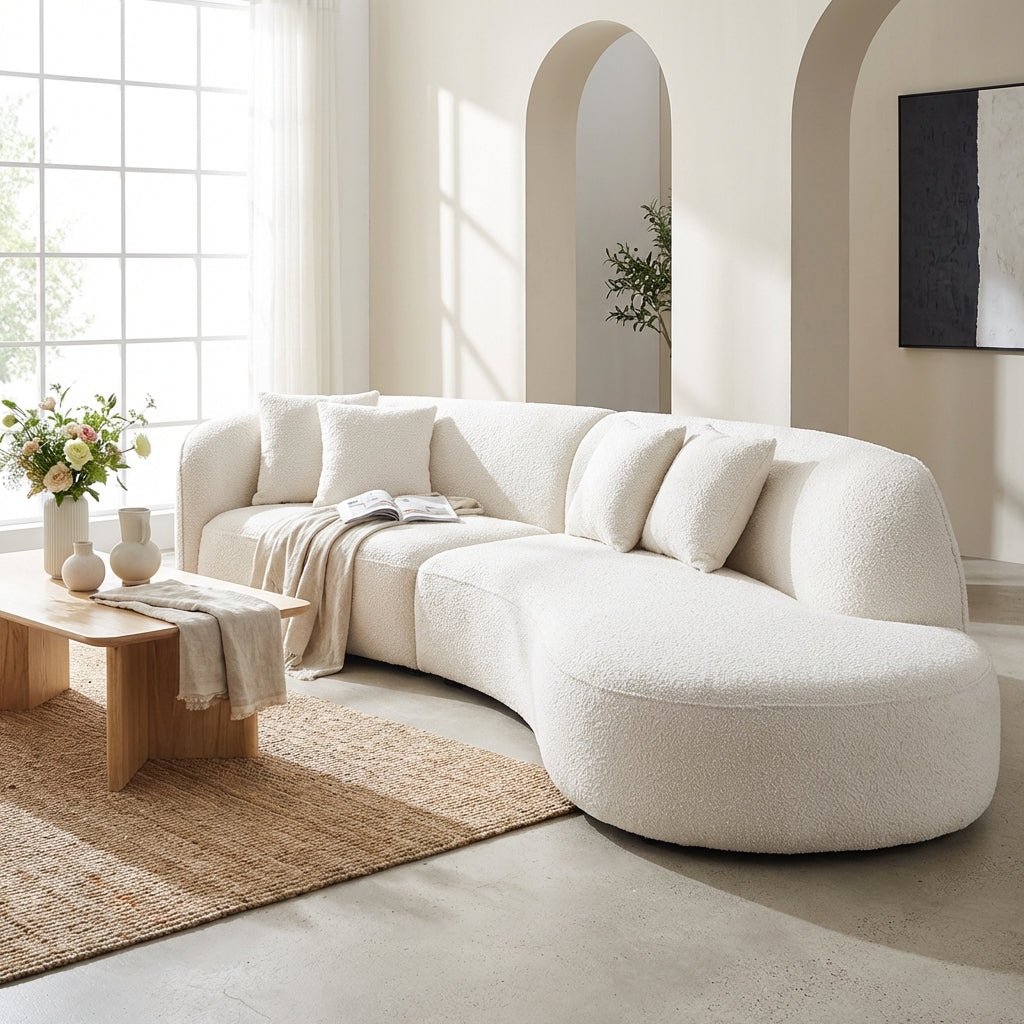 Auckland Wool Fabric Sofa