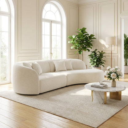 Auckland Wool Fabric Sofa
