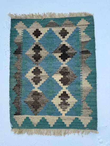 Tiny Persian Qashqai Kilim | 2' 1" x 2' 8"