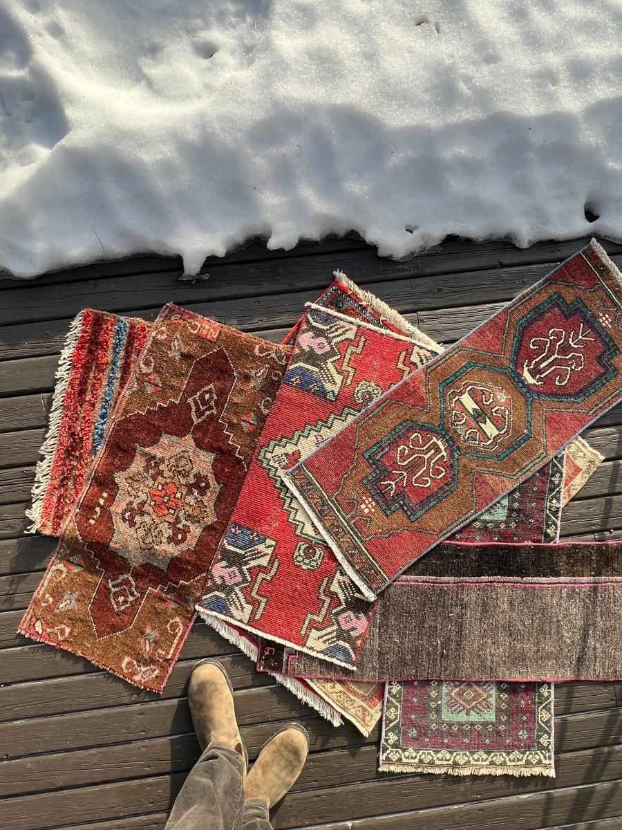 On hold | Turkish Mini Rug 1 | 1’ 8” x 3’ 2”