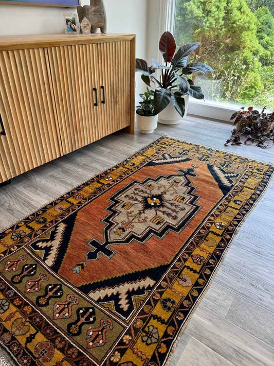 Turkish Yahyali Rug | 3' 3" x 6' 3"