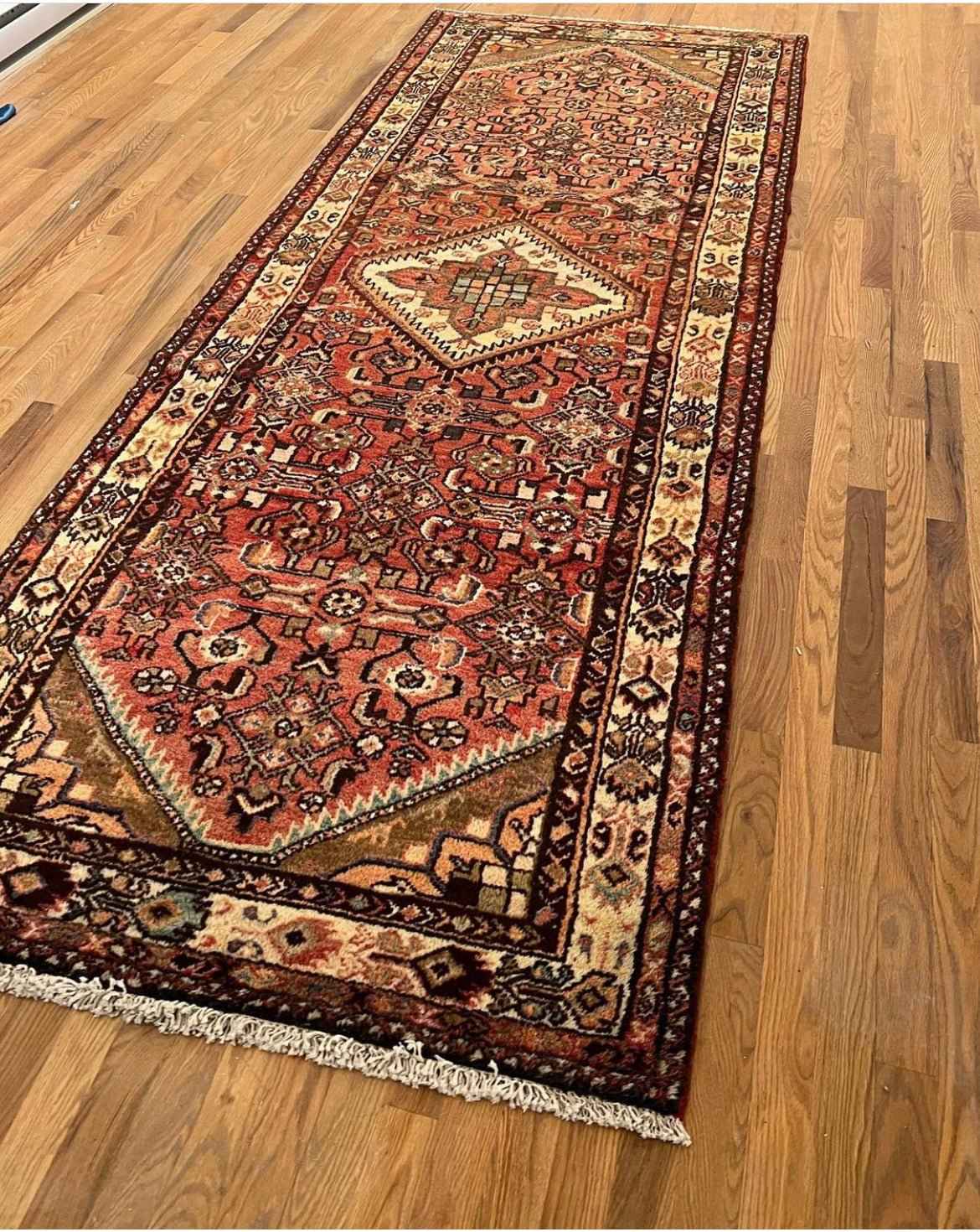 Vintage Hamadan Runner | 9' 8" x 3' 5"