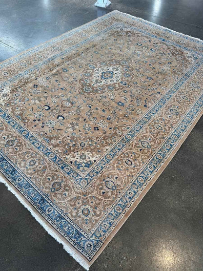 Vintage Kashan Rug | 7' 10" x 10' 11"