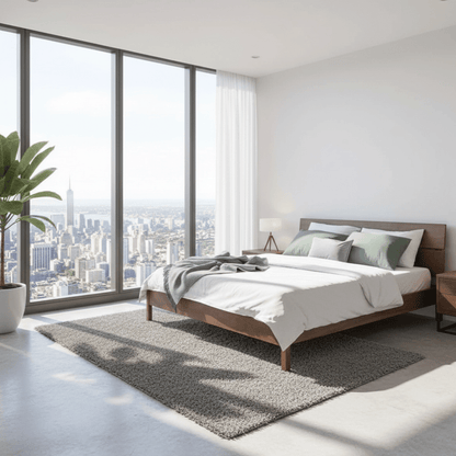 Vline 601 Acacia Wood Bed Frame