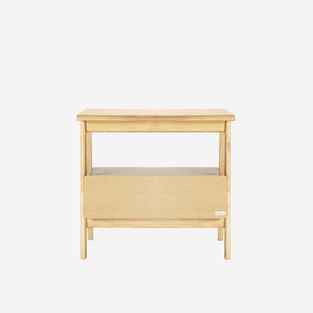 Vline 801 Natural Oak Wood Bedside Table